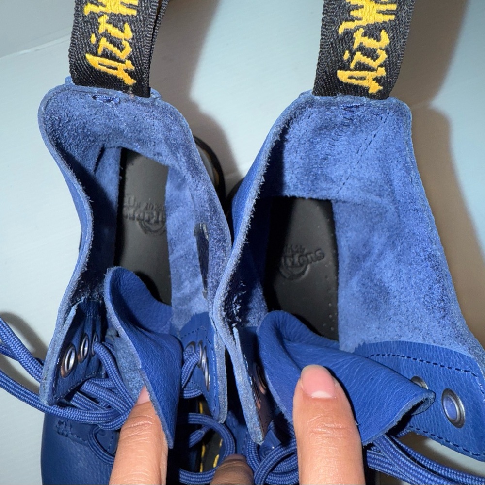 Dr. Martens Navy Combat Boots size 5 NWOT - Picture 8 of 9